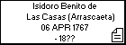 Isidoro Benito de Las Casas (Arrascaeta)