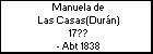 Manuela de Las Casas(Durán)