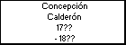 Concepción Calderón