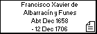 Francisco Xavier de Albarracín y Funes