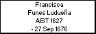 Francisca Funes Ludueña