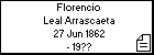 Florencio Leal Arrascaeta