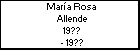 María Rosa Allende