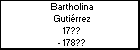 Bartholina Gutiérrez