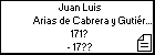 Juan Luis Arias de Cabrera y Gutiérrez