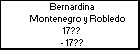 Bernardina Montenegro y Robledo