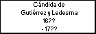 Cándida de Gutiérrez y Ledesma