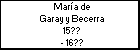 María de Garay y Becerra
