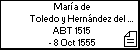 María de Toledo y Hernández del Pedrozo