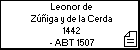 Leonor de Zúñiga y de la Cerda