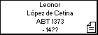 Leonor López de Cetina
