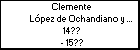 Clemente López de Ochandiano y Huciano