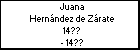 Juana Hernández de Zárate