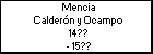 Mencia Calderón y Ocampo