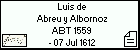 Luis de Abreu y Albornoz
