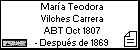 María Teodora Vilches Carrera