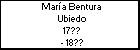 María Bentura Ubiedo