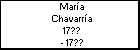 María Chavarría