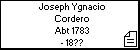 Joseph Ygnacio Cordero
