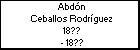 Abdón Ceballos Rodríguez
