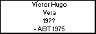 Víctor Hugo Vera