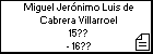 Miguel Jerónimo Luis de Cabrera Villarroel