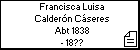 Francisca Luisa Calderón Cáseres