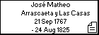 José Matheo Arrascaeta y Las Casas