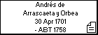 Andrés de Arrascaeta y Orbea