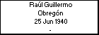 Raúl Guillermo Obregón