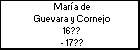 María de Guevara y Cornejo