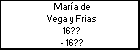 María de Vega y Frias