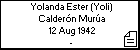Yolanda Ester (Yoli) Calderón Murúa