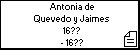 Antonia de Quevedo y Jaimes