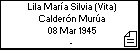 Lila María Silvia (Vita) Calderón Murúa
