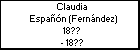 Claudia Españón (Fernández)
