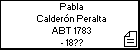 Pabla Calderón Peralta