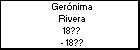 Gerónima Rivera