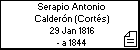 Serapio Antonio Calderón (Cortés)