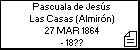 Pascuala de Jesús Las Casas (Almirón)