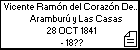 Vicente Ramón del Corazón De Jesús Aramburú y Las Casas