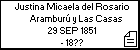 Justina Micaela del Rosario Aramburú y Las Casas