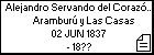 Alejandro Servando del Corazón de Jesús Aramburú y Las Casas