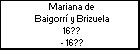 Mariana de Baigorrí y Brizuela