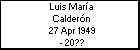 Luis María Calderón