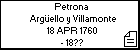 Petrona Argüello y Villamonte