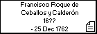 Francisco Roque de Ceballos y Calderón
