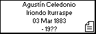 Agustín Celedonio Iriondo Iturraspe