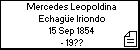 Mercedes Leopoldina Echagüe Iriondo