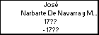 José Narbarte De Navarra y Mindeguía